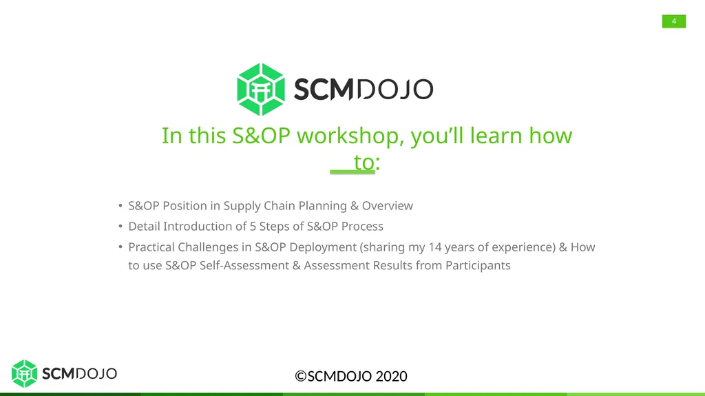 Sales and Operations Planning (S&OP) Overview, - slide 4 of 21