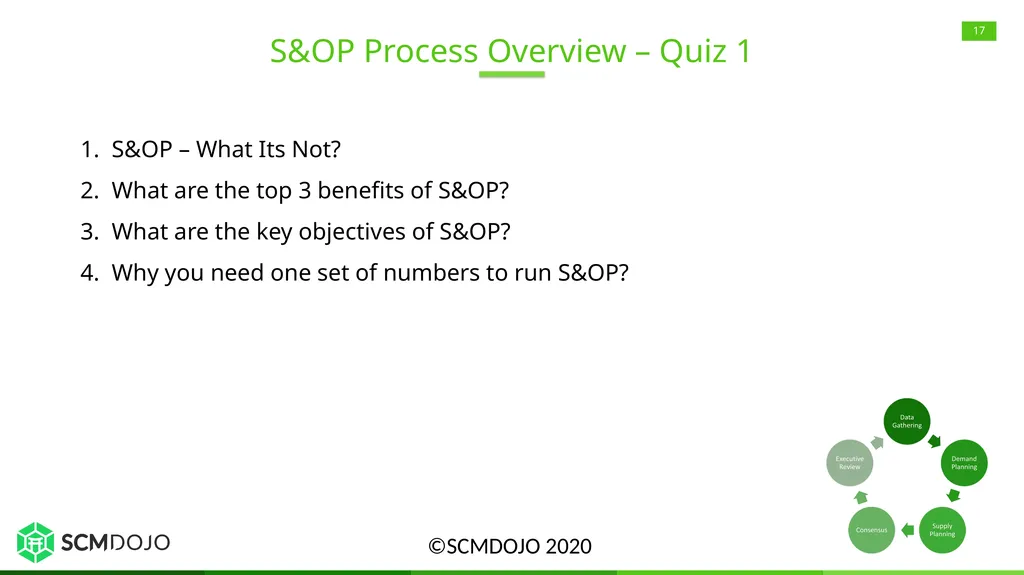 Sales and Operations Planning (S&OP) Overview, - slide 17 of 21