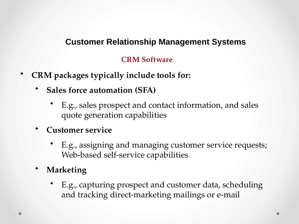 Enterprise Applications Enterprise Systems - slide 20 of 30
