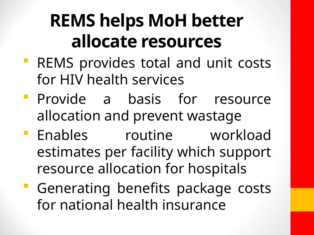 Healthcare Efficiency Gains Utilizing data to - slide 5 of 9