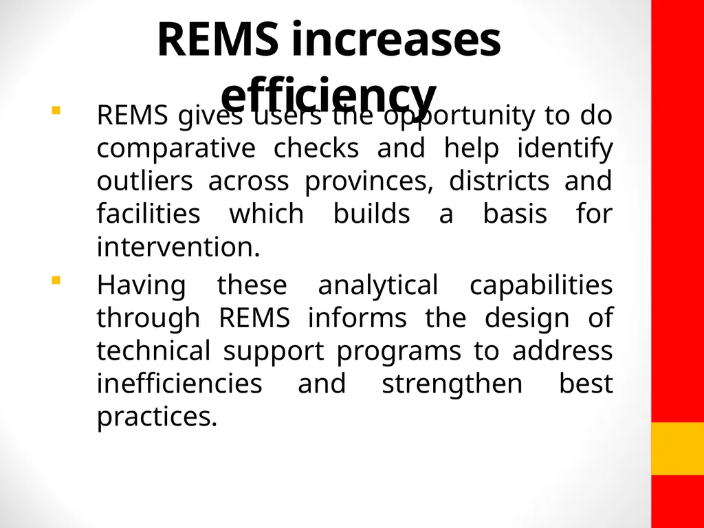 Healthcare Efficiency Gains Utilizing data to - slide 4 of 9