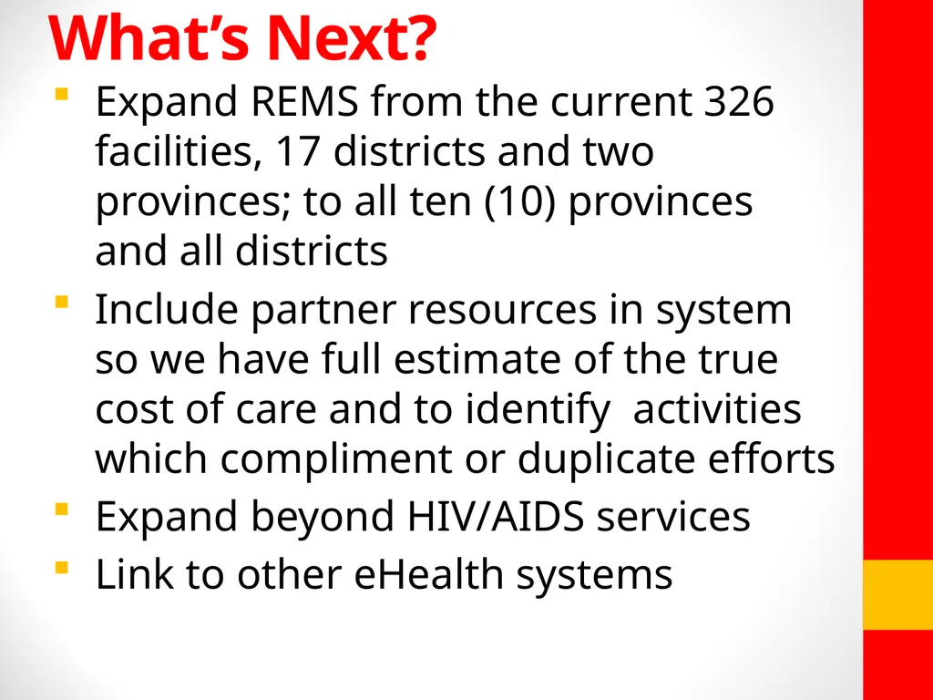 Healthcare Efficiency Gains Utilizing data to - slide 7 of 9