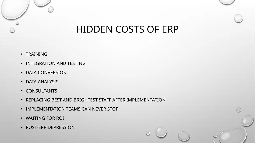 ERP Overview Presented by Jaya Agrawal Table of - slide 12 of 17