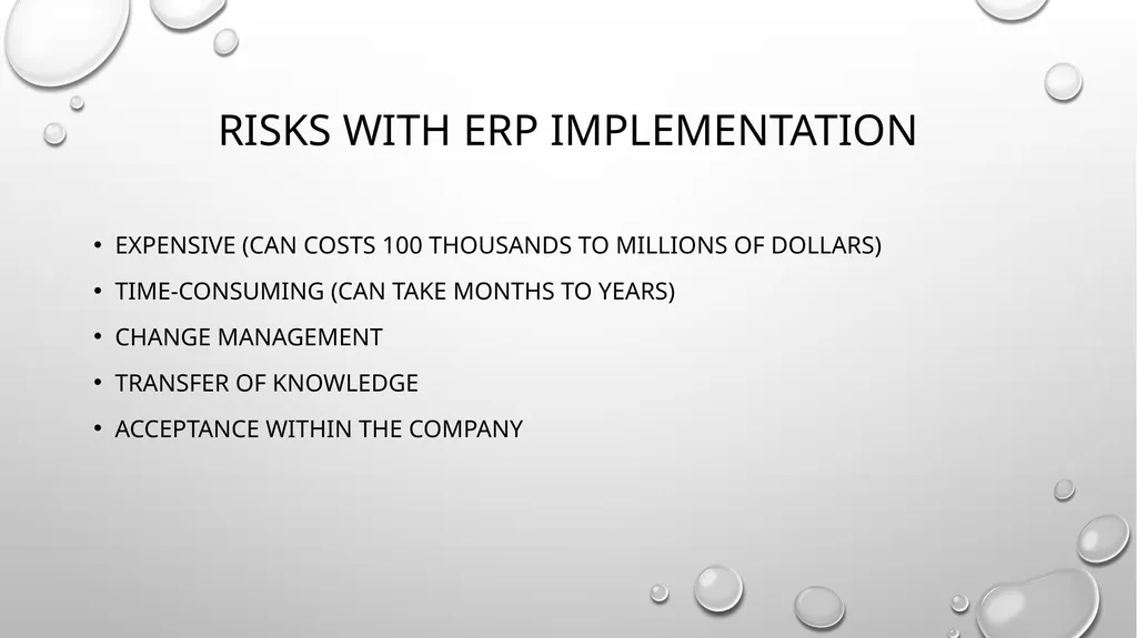 ERP Overview Presented by Jaya Agrawal Table of - slide 13 of 17