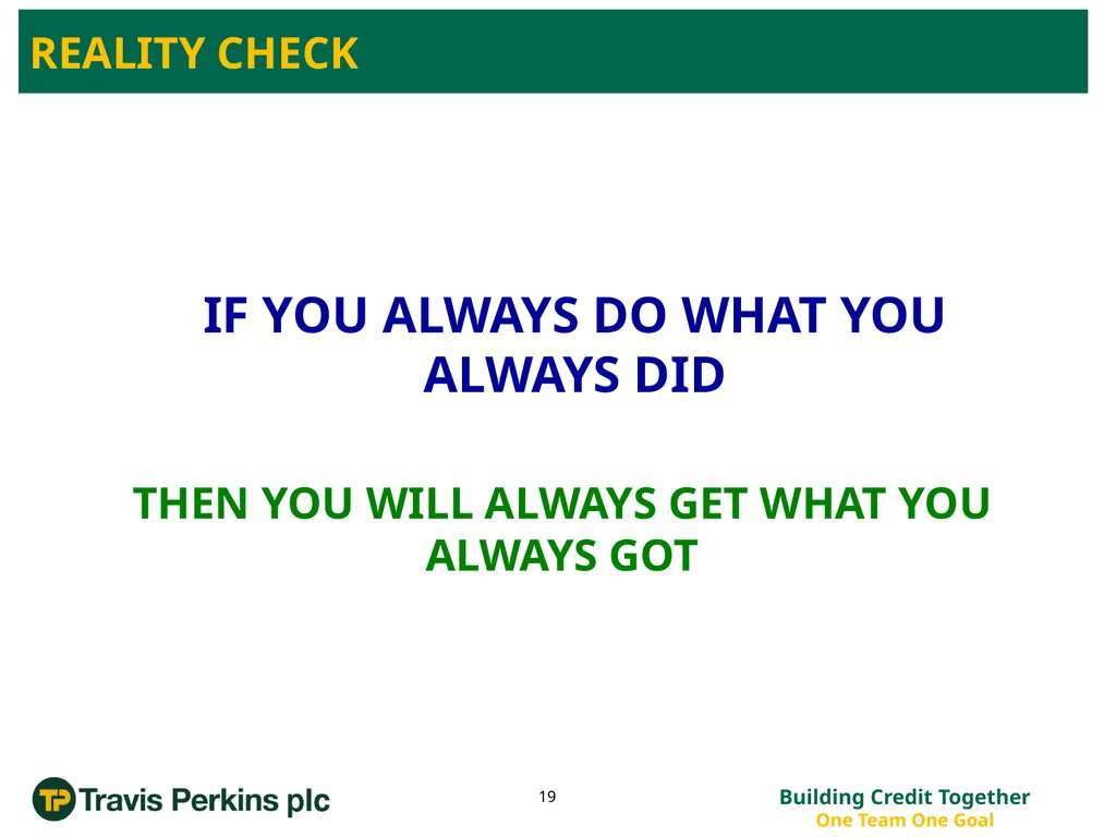 ‘Credit Management Roadmap to Improvement…’ The - slide 19 of 50