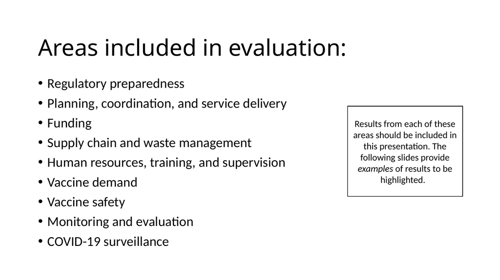 COVID-19 vaccine post-introduction evaluation - slide 11 of 39