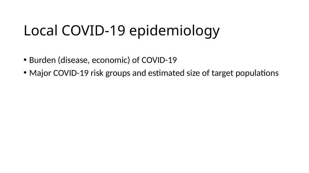 COVID-19 vaccine post-introduction evaluation - slide 3 of 39