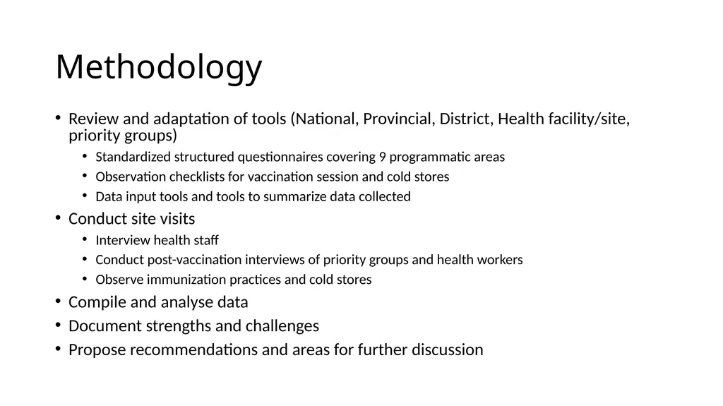 COVID-19 vaccine post-introduction evaluation - slide 7 of 39