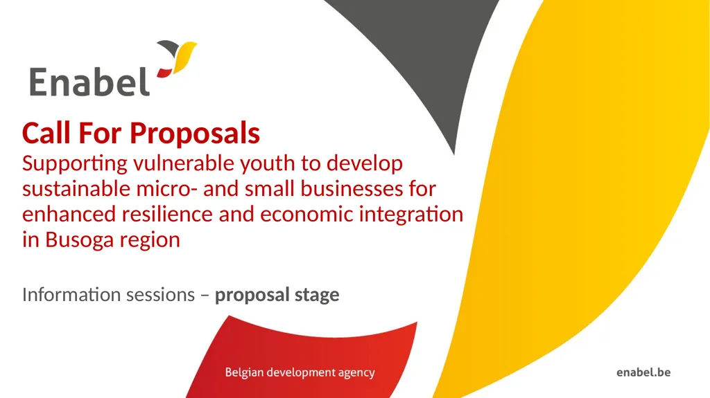 Call For Proposals Supporting vulnerable youth to