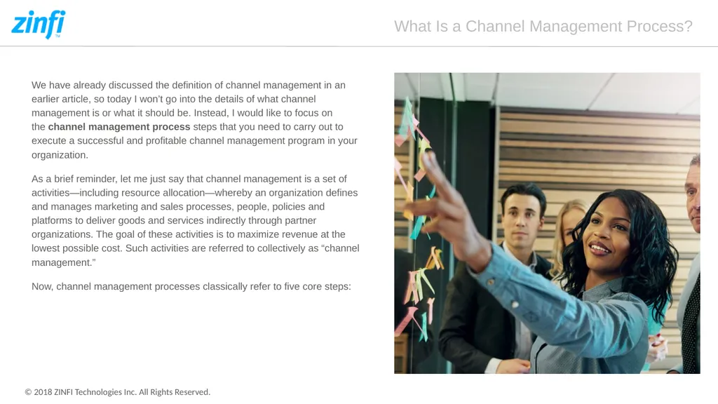 What Is a Channel Management Process? Automating - slide 2 of 6