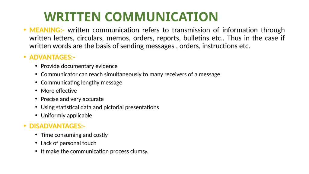 SUBJECT- BUSINESS COMMUNICATION CHAPTER NAME- - slide 10 of 13