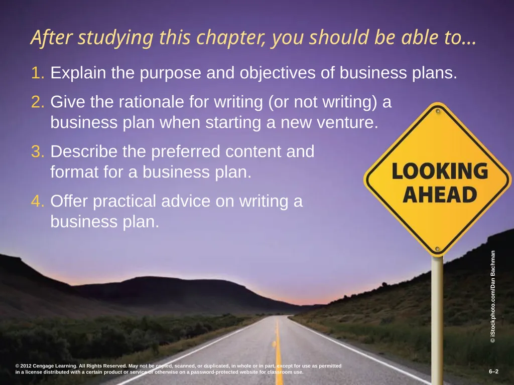 6–2 © 2012 Cengage Learning. All Rights Reserved. - slide 2 of 36