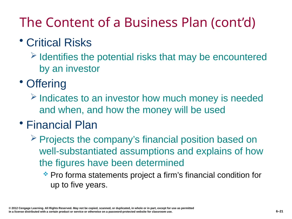6–2 © 2012 Cengage Learning. All Rights Reserved. - slide 21 of 36