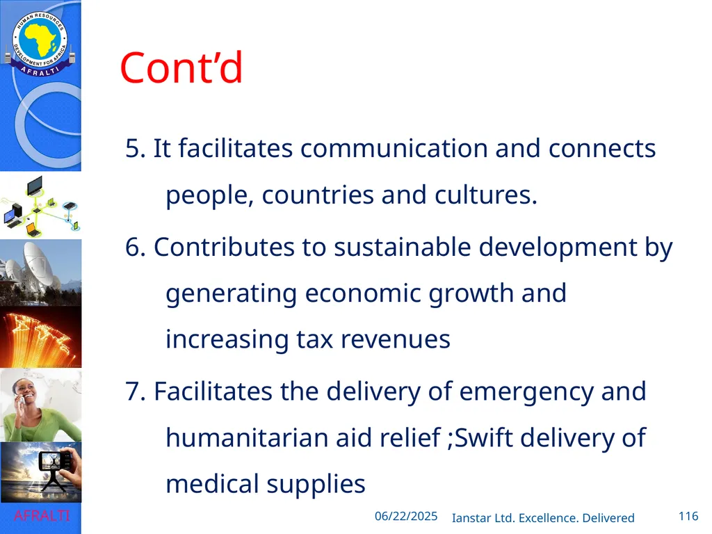 POSTAL AND COURIER TRAINING RUNNING A COURIER - slide 116 of 124