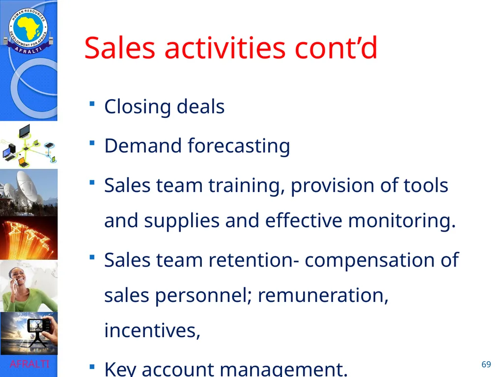 POSTAL AND COURIER TRAINING RUNNING A COURIER - slide 69 of 124