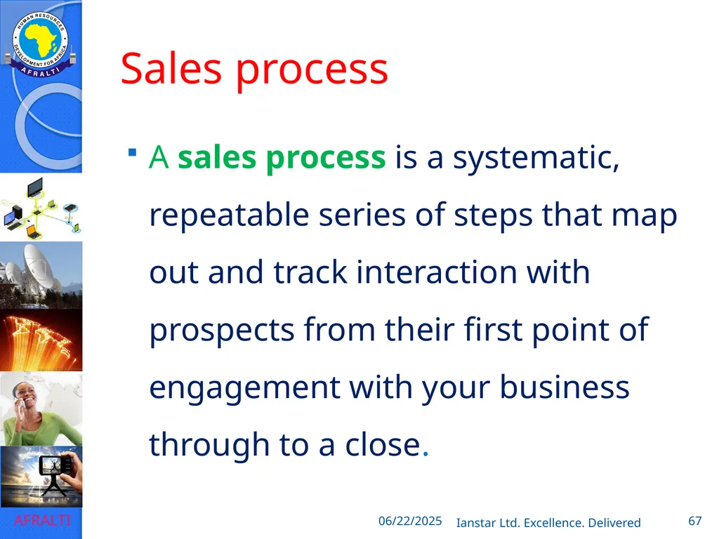 POSTAL AND COURIER TRAINING RUNNING A COURIER - slide 67 of 124