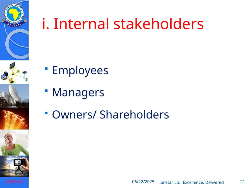 POSTAL AND COURIER TRAINING RUNNING A COURIER - slide 21 of 124