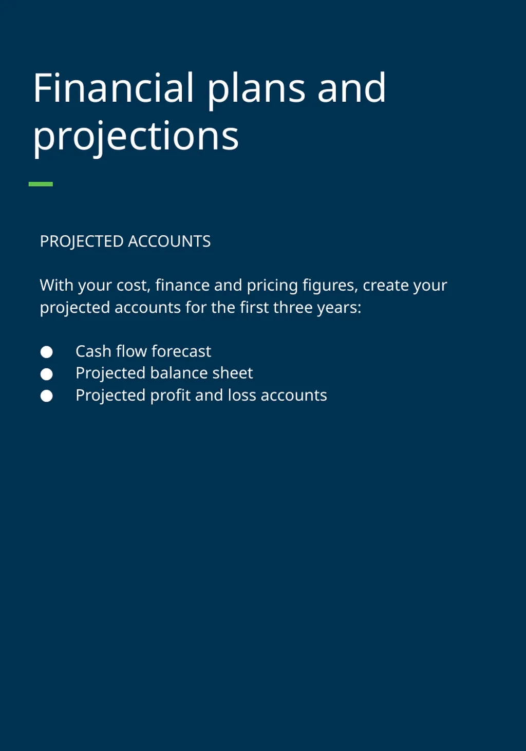 (YOUR BUSINESS NAME) BUSINESS PLAN Prepared by - slide 12 of 12