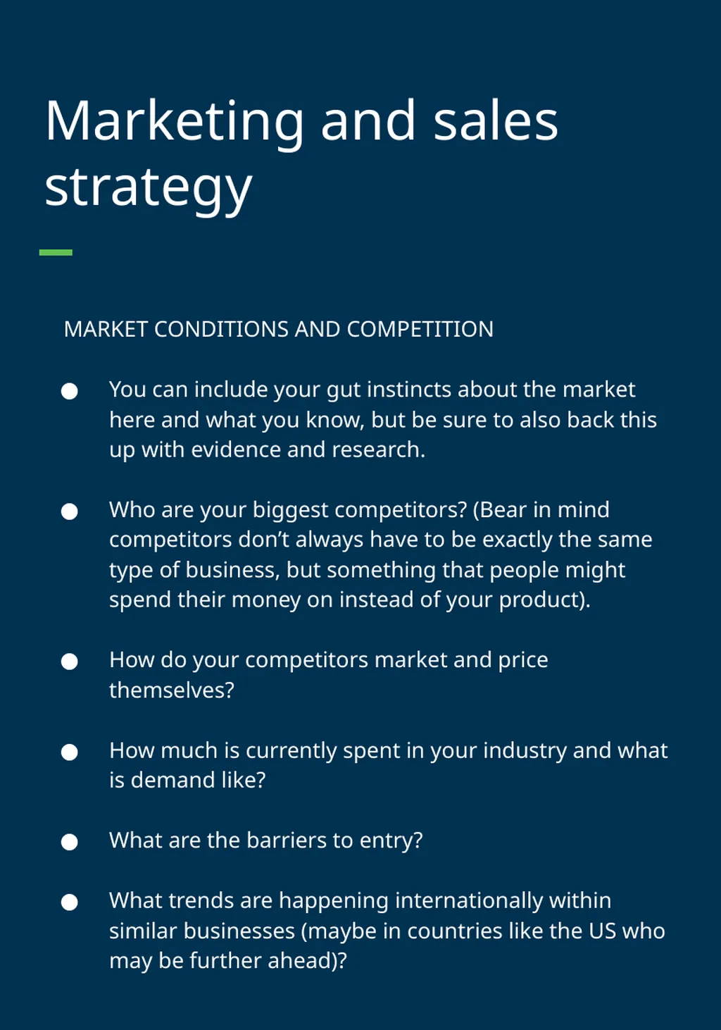 (YOUR BUSINESS NAME) BUSINESS PLAN Prepared by - slide 4 of 12