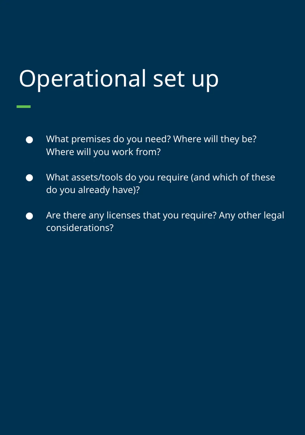(YOUR BUSINESS NAME) BUSINESS PLAN Prepared by - slide 9 of 12
