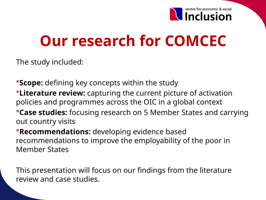 Activation Programmes & Policies in OIC Member - slide 4 of 25