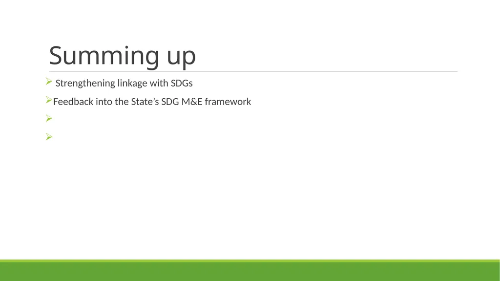 Enhancing Capacities for Institutionalizing SDGs - slide 16 of 17