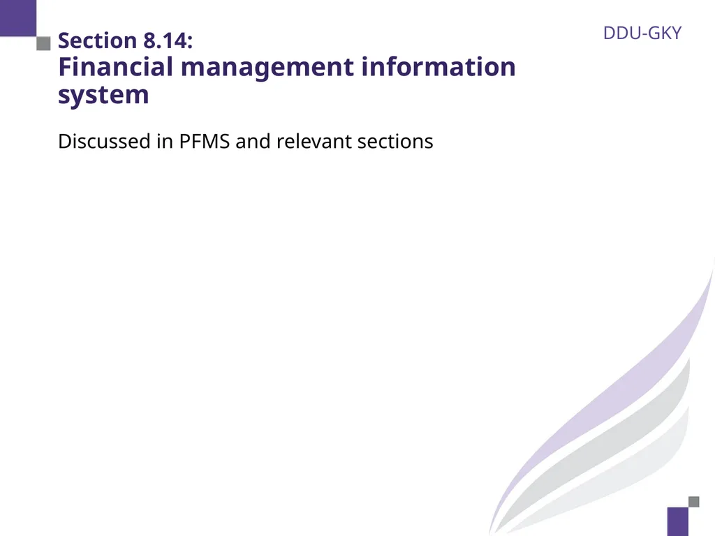 Section 8.1: Overview of financial monitoring 2 - slide 27 of 28