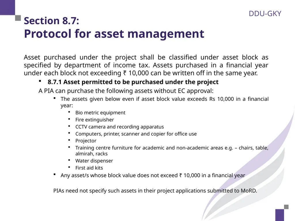 Section 8.1: Overview of financial monitoring 2 - slide 21 of 28