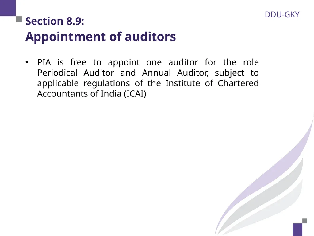 Section 8.1: Overview of financial monitoring 2 - slide 25 of 28