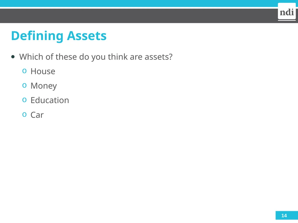 Module 1: Money 2023 Welcome & Housekeeping - slide 14 of 22