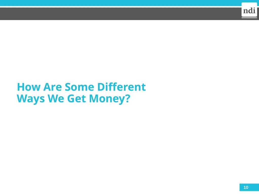 Module 1: Money 2023 Welcome & Housekeeping - slide 11 of 22