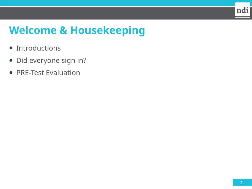 Module 1: Money 2023 Welcome & Housekeeping - slide 2 of 22