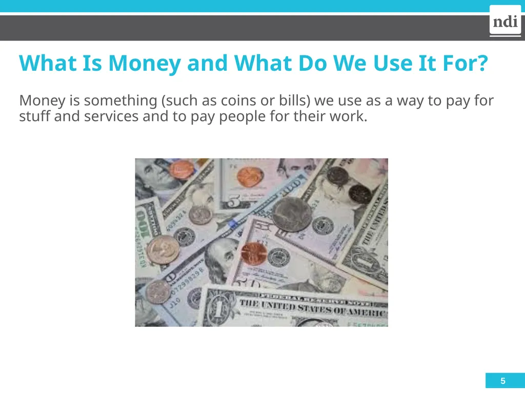 Module 1: Money 2023 Welcome & Housekeeping - slide 5 of 22