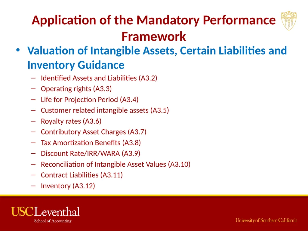 The Mandatory Performance Framework and Quality - slide 23 of 31