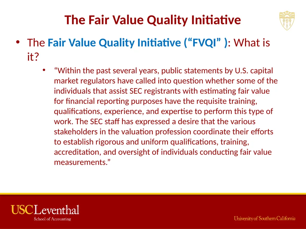 The Mandatory Performance Framework and Quality - slide 5 of 31