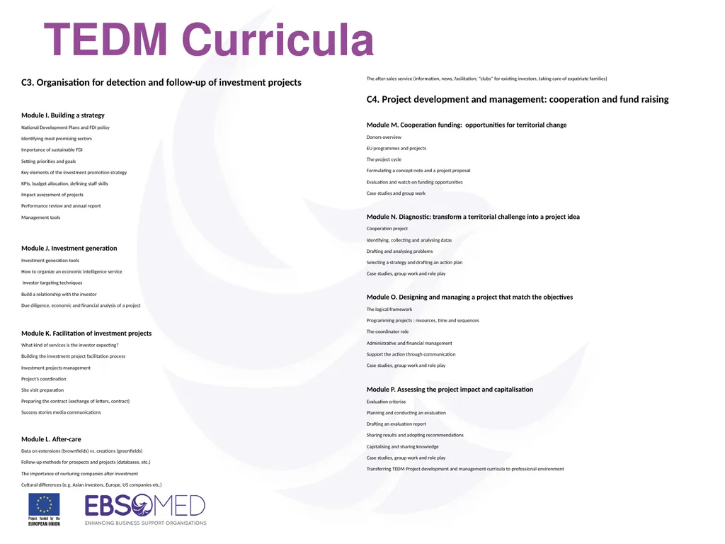 Capacity building and peer learning for investment - slide 6 of 10