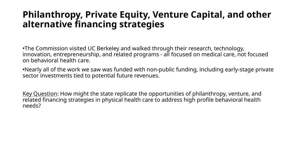 CBH Innovation Report Steve Carnevale February - slide 21 of 32