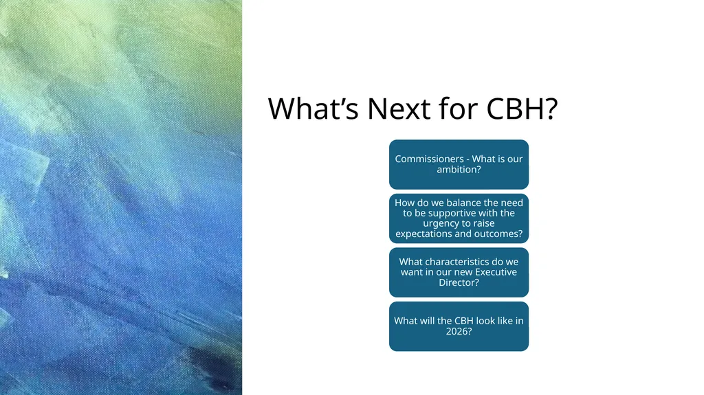CBH Innovation Report Steve Carnevale February - slide 31 of 32