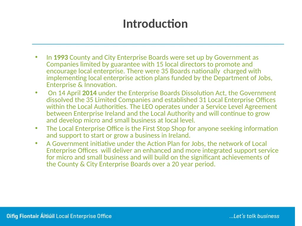 Local Enterprise Office Tipperary Presentation by - slide 2 of 28