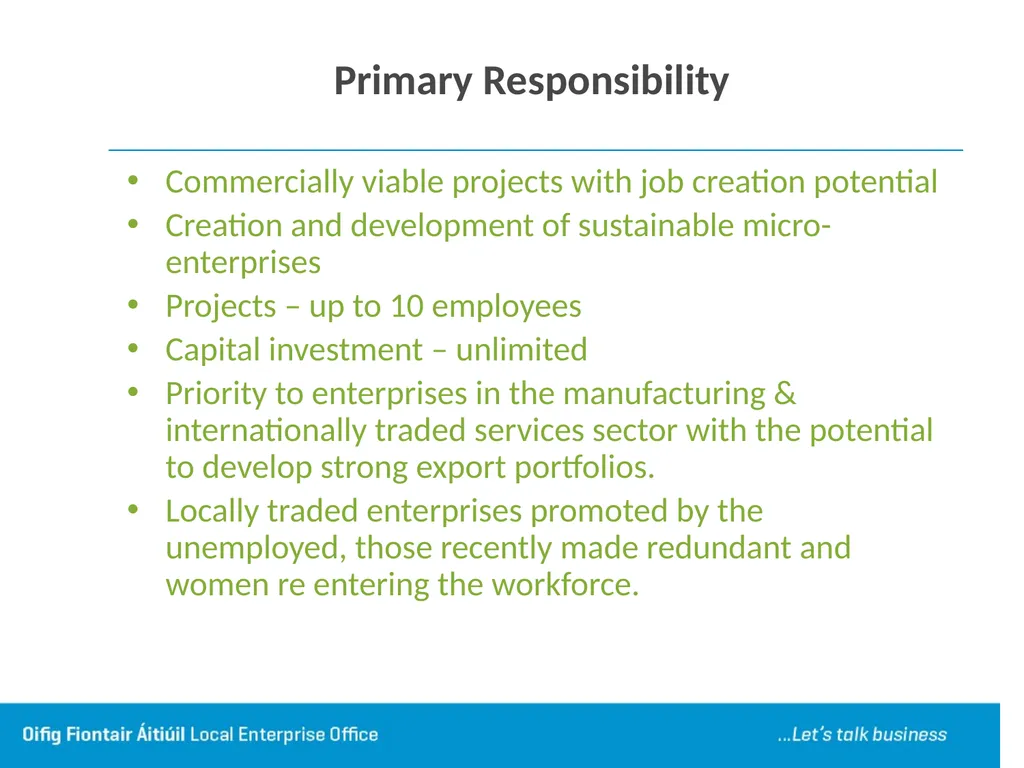 Local Enterprise Office Tipperary Presentation by - slide 5 of 28
