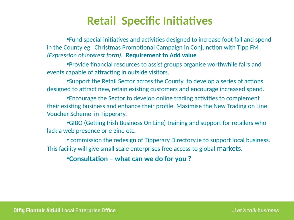 Local Enterprise Office Tipperary Presentation by - slide 26 of 28