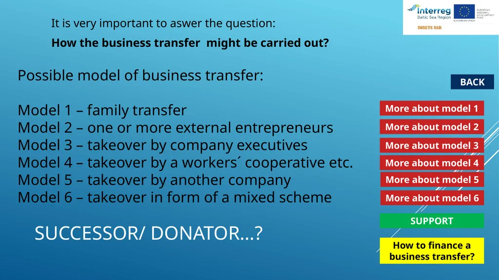 Transfer of business blueprint NEXT Strategy/ plan - slide 5 of 25
