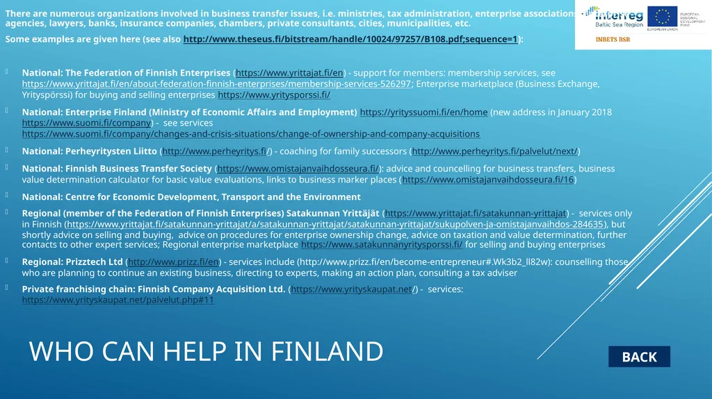 Transfer of business blueprint NEXT Strategy/ plan - slide 17 of 25