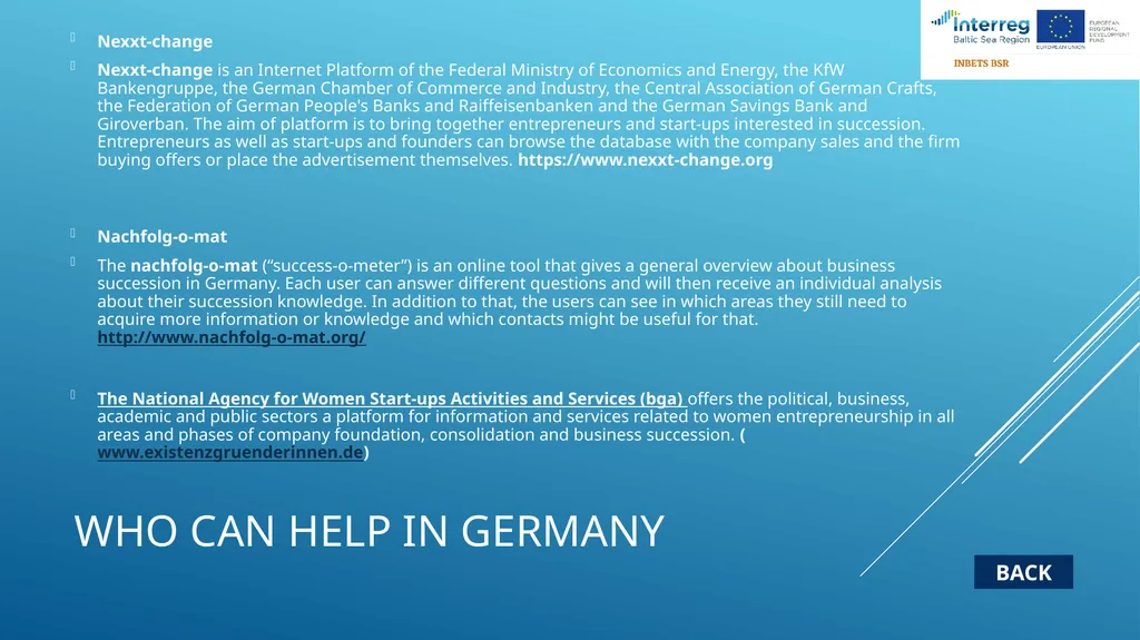 Transfer of business blueprint NEXT Strategy/ plan - slide 15 of 25