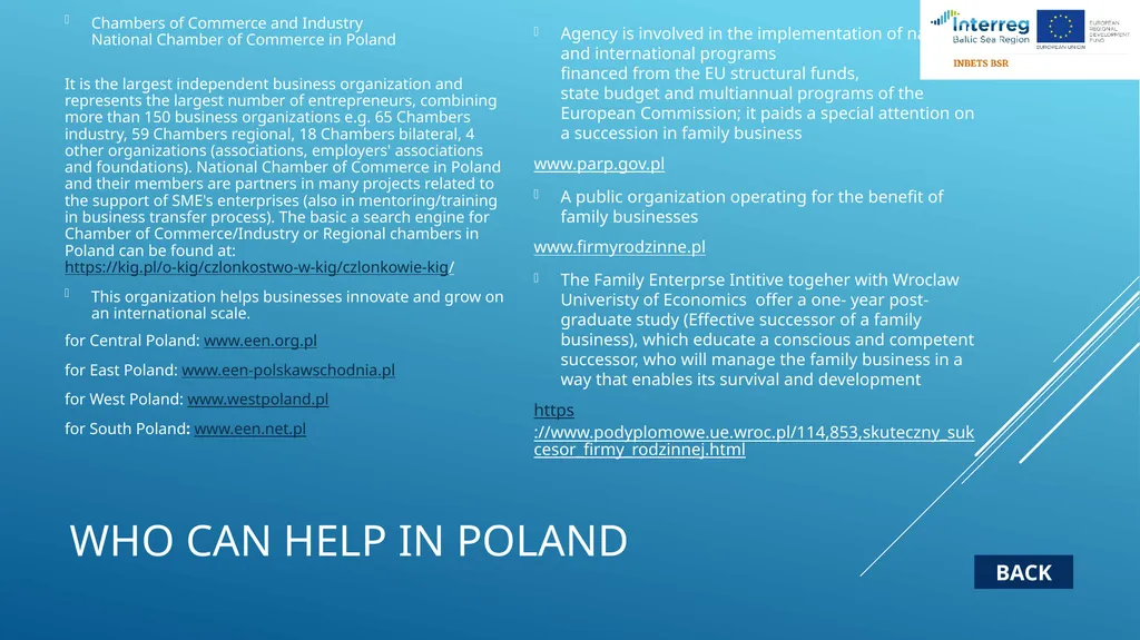 Transfer of business blueprint NEXT Strategy/ plan - slide 22 of 25