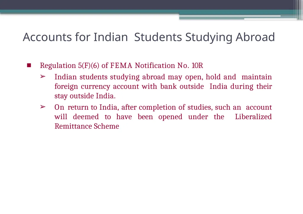 OVERVIEW OF FOREIGN EXCHANGE MANAGEMENT ACT AND - slide 24 of 123
