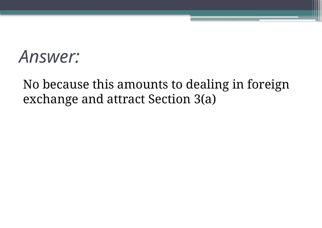OVERVIEW OF FOREIGN EXCHANGE MANAGEMENT ACT AND - slide 62 of 123