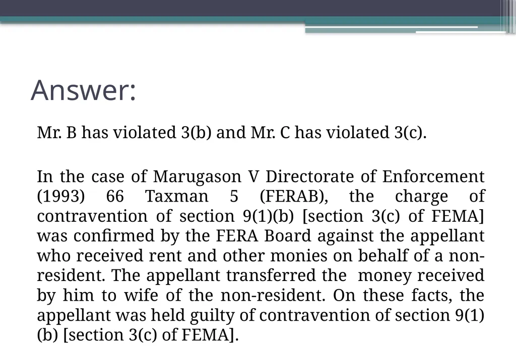 OVERVIEW OF FOREIGN EXCHANGE MANAGEMENT ACT AND - slide 70 of 123