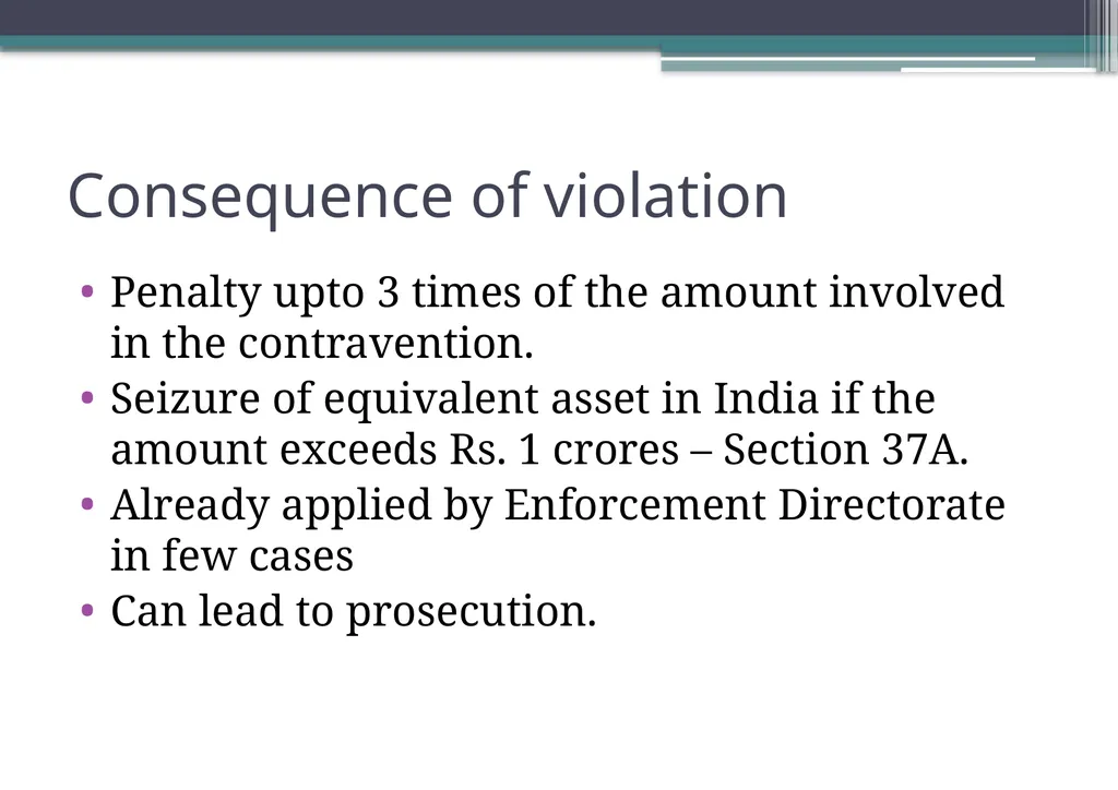 OVERVIEW OF FOREIGN EXCHANGE MANAGEMENT ACT AND - slide 58 of 123