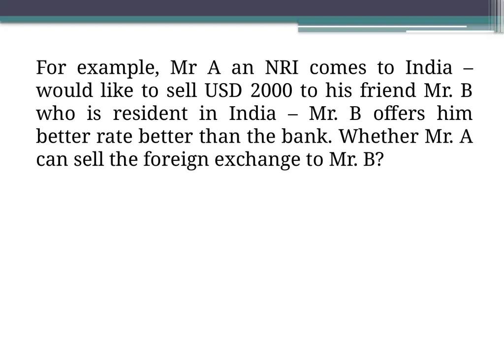 OVERVIEW OF FOREIGN EXCHANGE MANAGEMENT ACT AND - slide 61 of 123